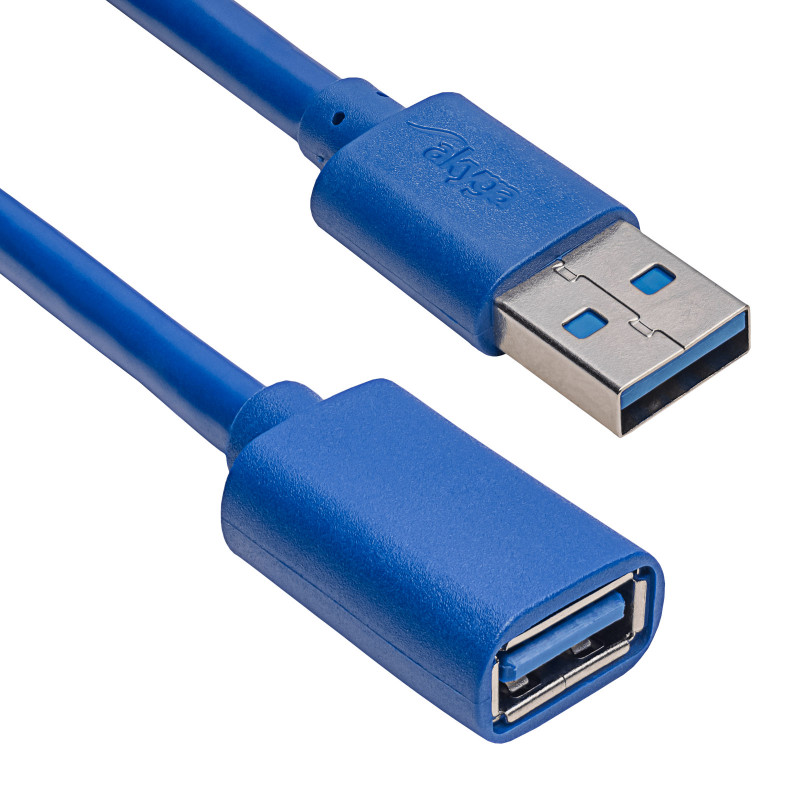 Akyga AK-USB-28 USB 3.0 Extension Cable USB-A (M) to USB-A (F), 1 m, Black