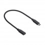 Akyga AK-USB-32 USB-C (M) to USB-C (F) Extension Cable, USB 3.1, 0.3 m