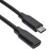 Akyga AK-USB-32 USB-C (M) to USB-C (F) Extension Cable, USB 3.1, 0.3 m