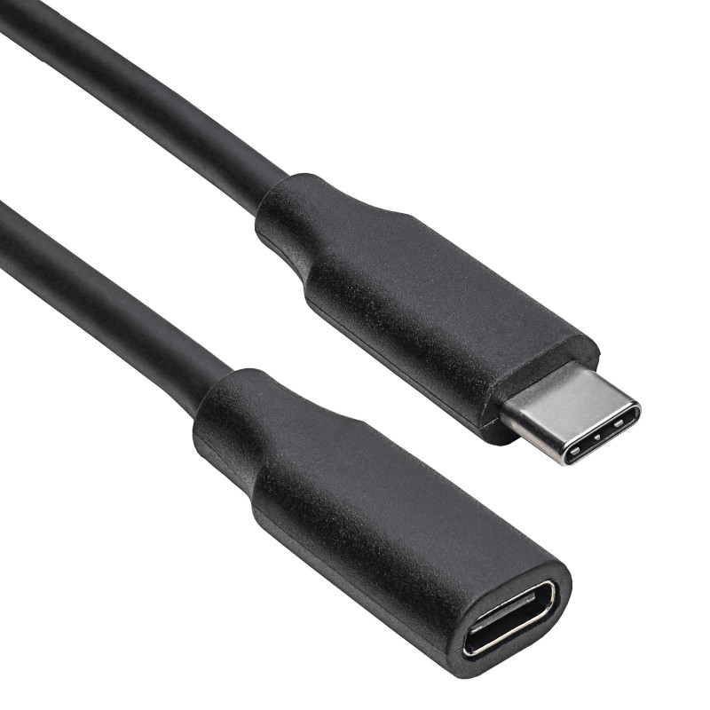 Akyga AK-USB-32 USB-C (M) to USB-C (F) Extension Cable, USB 3.1, 0.3 m