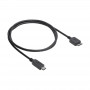 Akyga AK-USB-44 Micro-USB B (M) to USB-C (M) Cable, USB 3.1, 1 m