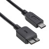 Akyga AK-USB-44 Micro-USB B (M) to USB-C (M) Cable, USB 3.1, 1 m