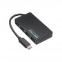 Akyga AK-AD-52 Active USB-C Hub, USB-C (M) to 4x USB-A (F), USB 3.1, 20 cm