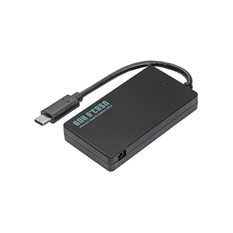 Akyga AK-AD-52 Active USB-C Hub, USB-C (M) to 4x USB-A (F), USB 3.1, 20 cm