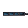 Akyga AK-AD-52 Active USB-C Hub, USB-C (M) to 4x USB-A (F), USB 3.1, 20 cm