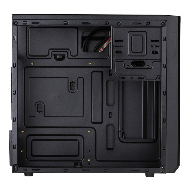 Akyga AK17BK Micro ATX Tower Case, 2x USB 3.0, without PSU, Black