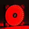 Akyga AW-12E-BR 120 mm Case Fan, 33 Red LEDs, Molex, Black