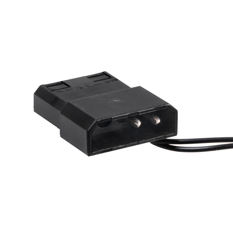 Akyga AW-12E-BG 120 mm Case Fan, 33 Green LEDs, Molex, Black