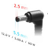Akyga AK-ND-30 AC/DC Power Adapter 12 V, 5 A, 60 W, 5.5 x 2.5 mm, for Mini PC / LED, 1.2 m