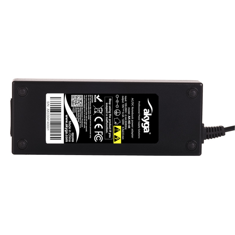 Akyga AK-ND-44 Laptop Power Adapter 19 V / 6.3 A, 120 W, 5.5 x 2.5 mm, 1.2 m