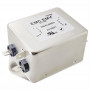 Akyga EN2070-16-F Single-Phase EMI Filter 16 A, 120-250 V AC, 50/60 Hz, 6.3 mm Connectors