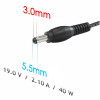 Akyga AK-ND-56 Laptop Power Adapter 19 V / 6.32 A, 120 W, 5.5 x 3.0 mm + Pin, 1.2 m, for Samsung