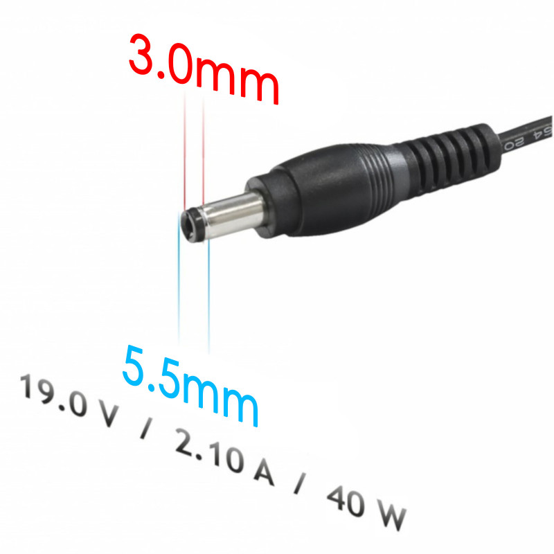 Akyga AK-ND-56 Laptop Power Adapter 19 V / 6.32 A, 120 W, 5.5 x 3.0 mm + Pin, 1.2 m, for Samsung