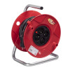 Brennenstuhl Akyga AK-CR-08 Extension Cable Reel, 4 Sockets, IP20, 25 m, Red