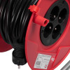 Brennenstuhl Akyga AK-CR-08 Extension Cable Reel, 4 Sockets, IP20, 25 m, Red