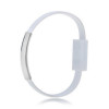 Akyga AK-AD-47 Bracelet USB Cable, USB-C (m) / USB-A, USB 2.0, 23 cm, White