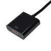 Akyga AK-AD-11 DisplayPort Male to HDMI Female Converter Adapter with Cable, 15 cm, Black