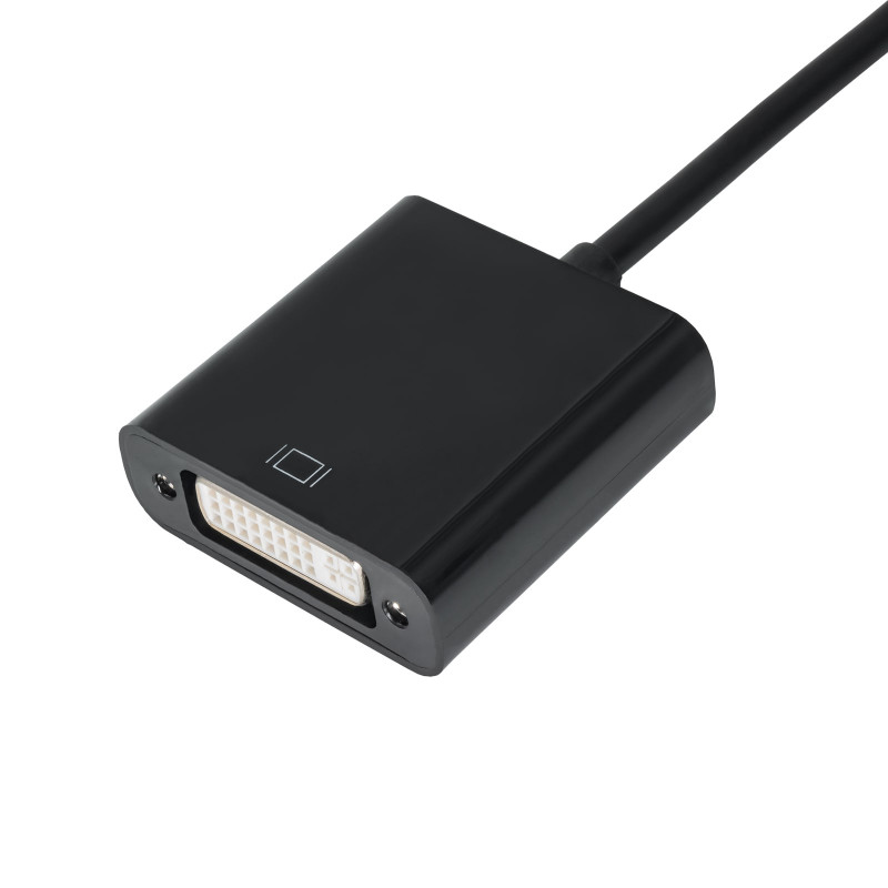Akyga AK-AD-37 Mini DisplayPort (M) to DVI 24+5 (F) Adapter Cable, 15 cm