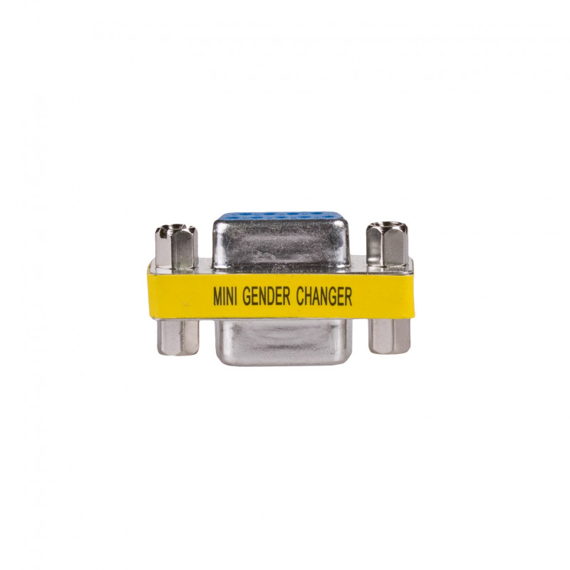 Akyga AK-AD-16 D-Sub 9-pin (F) to D-Sub 9-pin (F) RS-232 Gender Changer, Silver