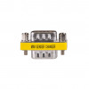 Akyga AK-AD-17 D-Sub 9-pin (M) to D-Sub 9-pin (M) RS-232 Gender Changer, Silver