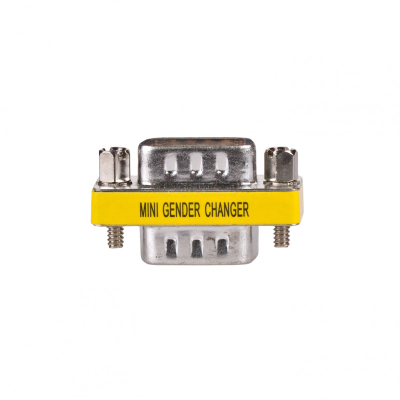 Akyga AK-AD-17 D-Sub 9-pin (M) to D-Sub 9-pin (M) RS-232 Gender Changer, Silver