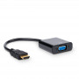 Akyga AK-AD-42 HDMI (M) to VGA (F) Adapter Cable, Full HD, 15 cm