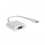 Akyga AK-AD-39 Mini DisplayPort (M) to VGA (F) Adapter Cable, 15 cm, White