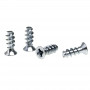 Akyga AK-CA-21 ATX Case Fan Screw Set, Galvanized Steel, 4 pcs