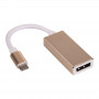 Akyga AK-AD-56 USB-C (M) to DisplayPort Adapter Cable, 15 cm