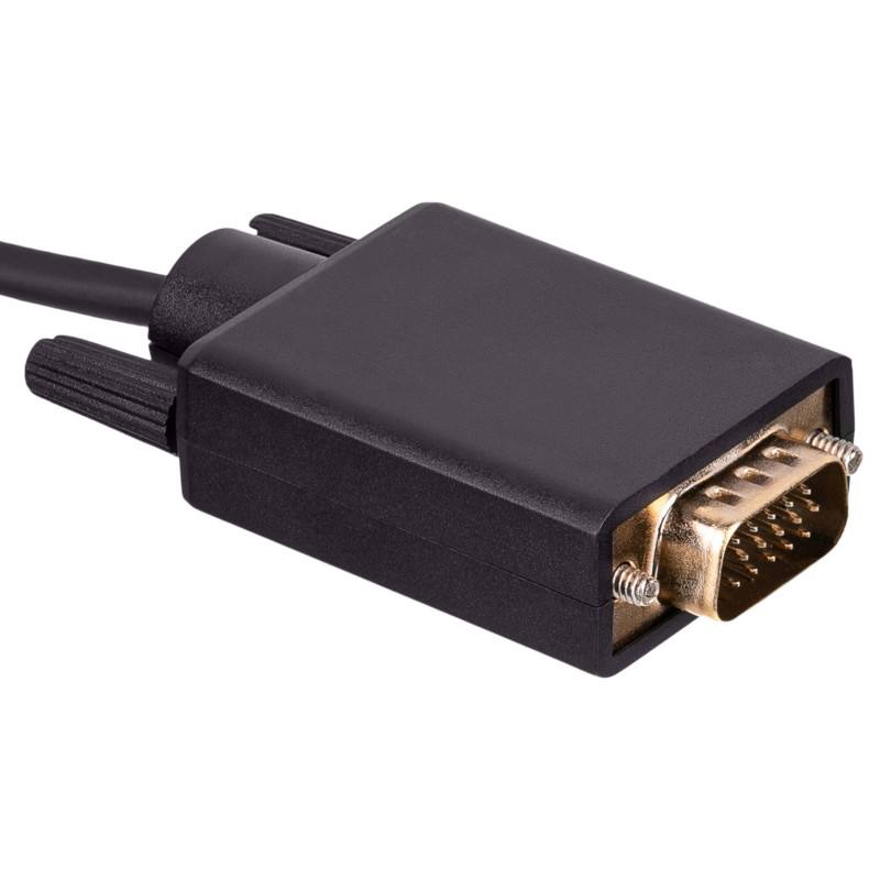 Akyga AK-AV-17 USB-C to VGA Cable, 1.5 m