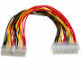 Akyga AK-CA-09 ATX 24-pin (20+4) Power Extension Cable, 24-pin (F) to 24-pin (M), 30 cm