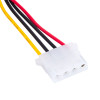 Akyga AK-CA-11 SATA Power (M) to Molex (F) Adapter Cable, 15 cm