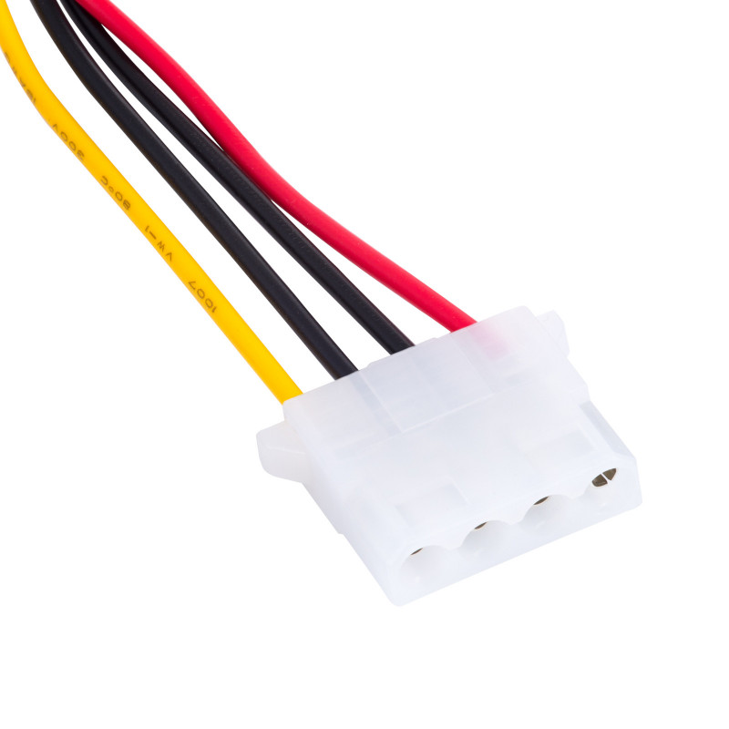 Akyga AK-CA-11 SATA Power (M) to Molex (F) Adapter Cable, 15 cm