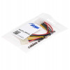 Akyga AK-CA-15 Molex (M) to 2x Molex (F) Power Splitter Cable, 15 cm