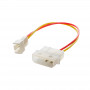 Akyga AK-CA-36 Fan Adapter Cable Molex (M) to 3-Pin 5 V (M), 15 cm