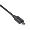 Akyga AK-AD-09 Micro USB-B (M) to USB-A (F) OTG Adapter Cable, 15 cm, Black