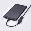 Akyga AK-AD-09 Micro USB-B (M) to USB-A (F) OTG Adapter Cable, 15 cm, Black