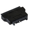 Akyga AK-CA-53 Slim SATA (M) to SATA 22-Pin (F) Adapter, Black
