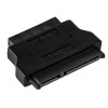 Akyga AK-CA-53 Slim SATA (M) to SATA 22-Pin (F) Adapter, Black
