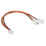 Akyga AK-CA-52 Fan Splitter Cable 3-Pin (F) to 2x 3-Pin (M), 2x 15 cm
