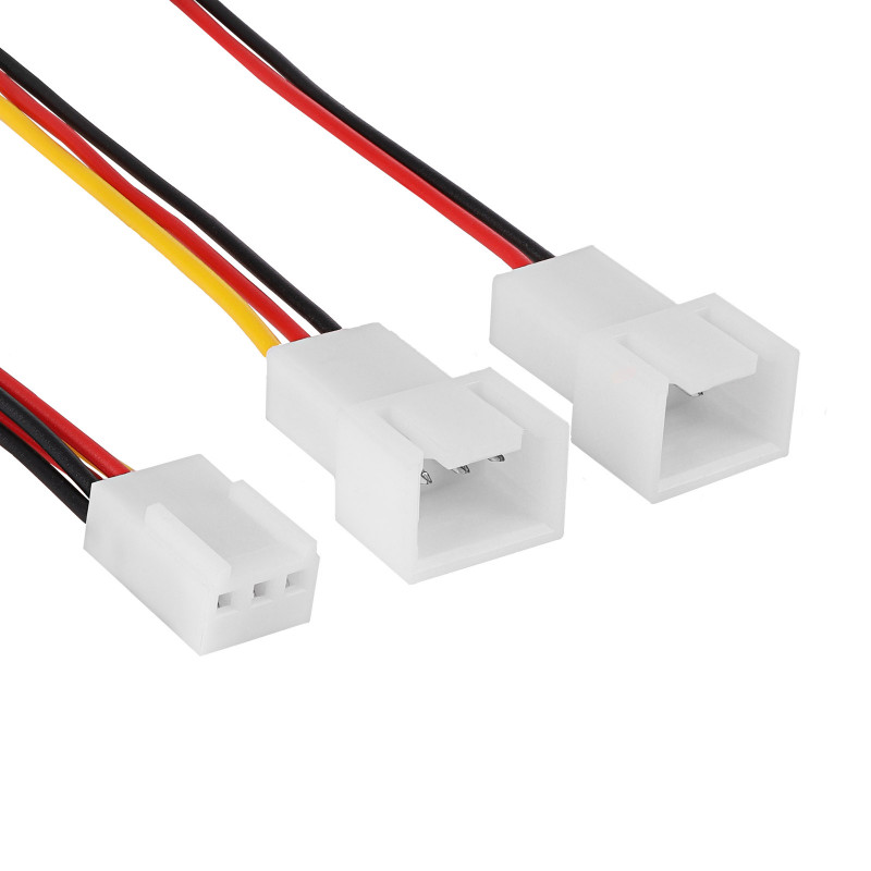 Akyga AK-CA-52 Fan Splitter Cable 3-Pin (F) to 2x 3-Pin (M), 2x 15 cm