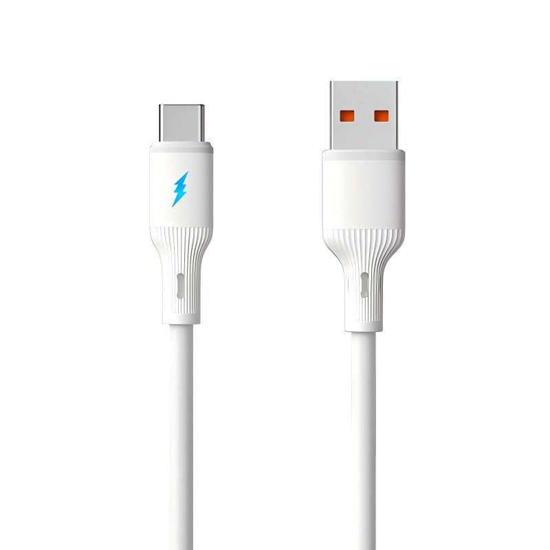 Akyga AK-USB-59 USB-A (M) to USB-C (M) Cable, USB 2.0, 1 m, Silicone