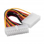 Akyga AK-CA-66 ATX Power Adapter Cable 20-Pin (F) to 24-Pin (20+4) (M), 15 cm