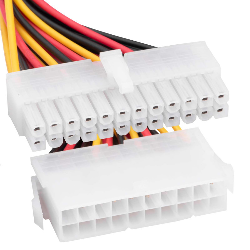 Akyga AK-CA-66 ATX Power Adapter Cable 20-Pin (F) to 24-Pin (20+4) (M), 15 cm