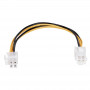 Akyga AK-CA-78 ATX P4 4-pin Power Extension Cable, 4-pin (F) to 4-pin (M), 23 cm