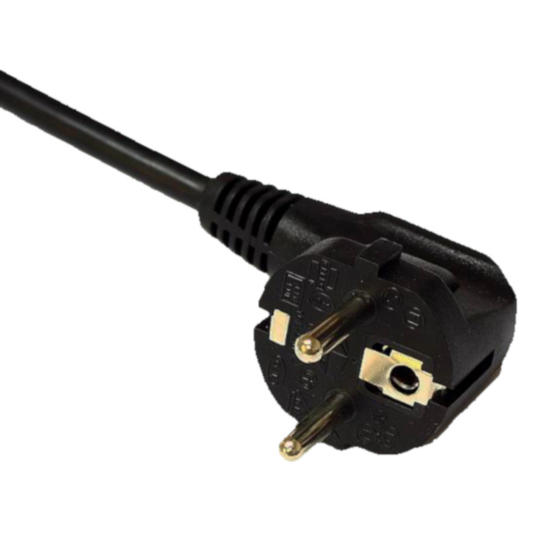 Akyga AK-SP-06A Surge Protector Power Strip, 5x Schuko Sockets CEE 7/3 (Type F), Switch, 1.8 m, Black