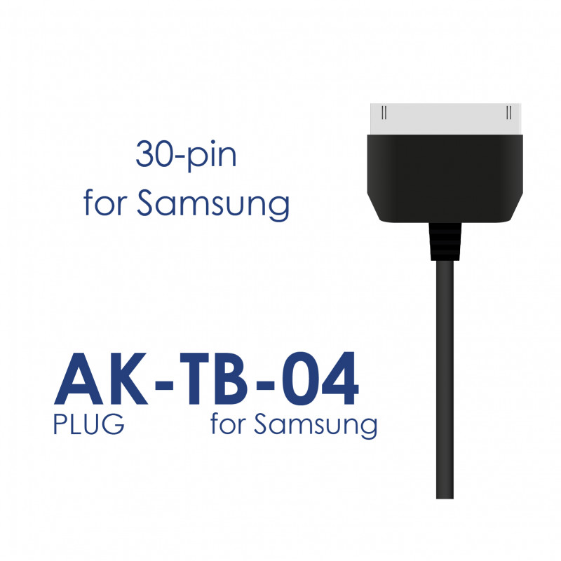 Universal power adapter Akyga AK-TB-04 5.0V / 2.0A 10W Samsung 30 pin 1.5m