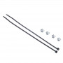 Akyga AK-CA-67 ATX Mounting Set, 4 Galvanized Steel Screws + 2 Cable Ties