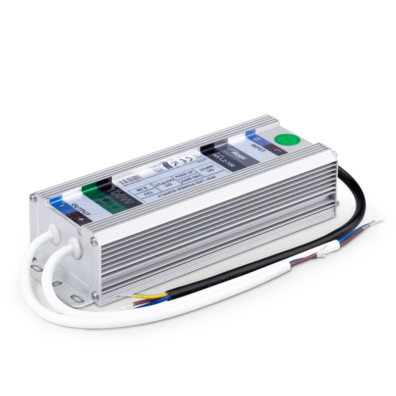 Akyga AK-L2-100 Waterproof Switching LED Power Supply 12 V, 8.3 A, 100 W, IP67