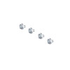 Akyga AK-CA-79 ATX Power Supply Mounting Screw Set, 4 pcs, Galvanized Steel